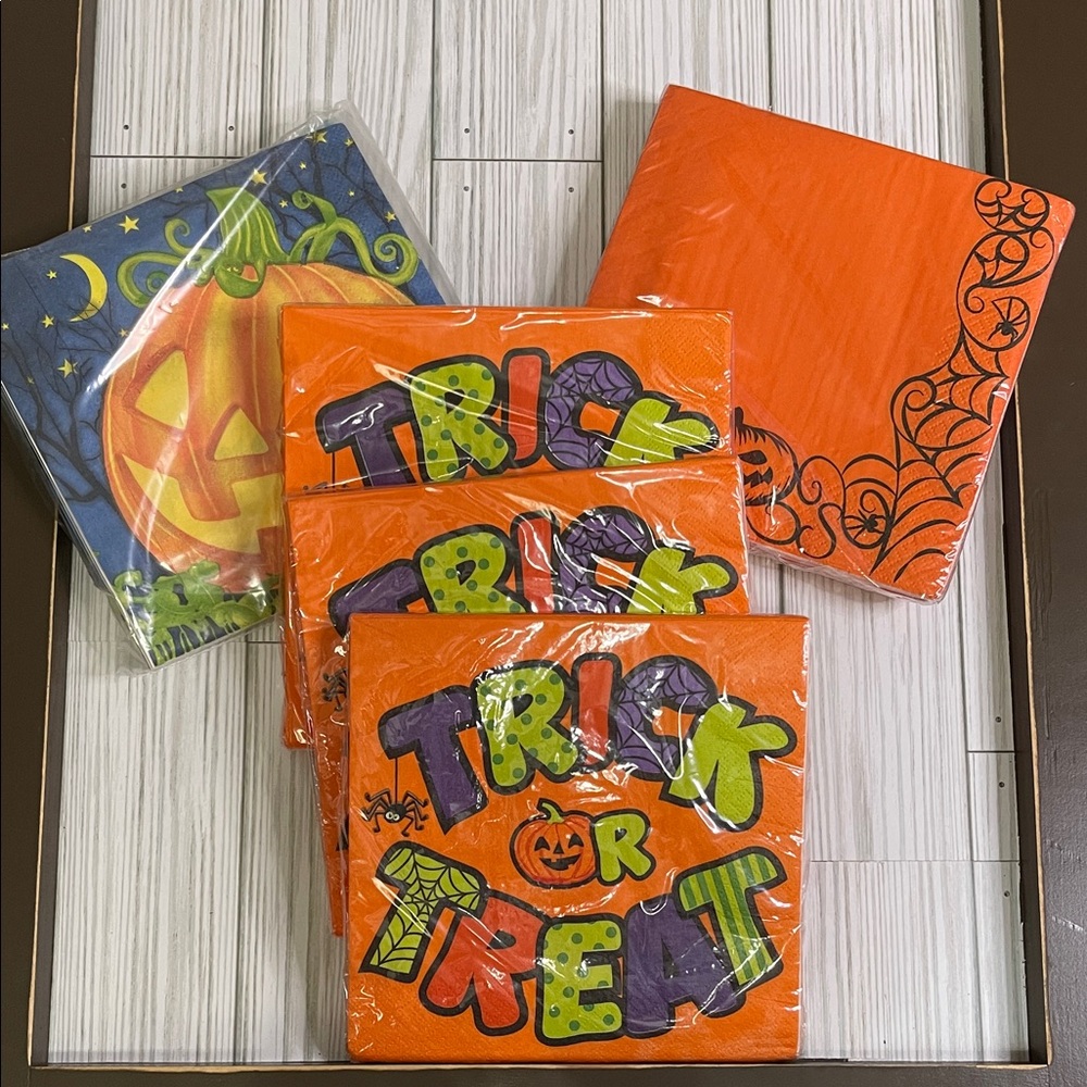 🔥 SALE Halloween Themed Napkins Set